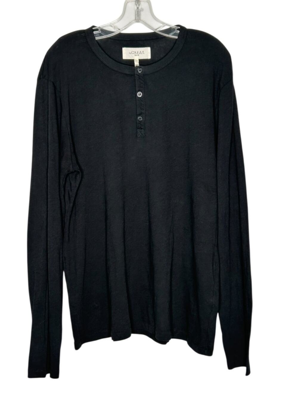 The GREAT. Man The Men's Slim Henry Almost Black Size 3 Large NWT